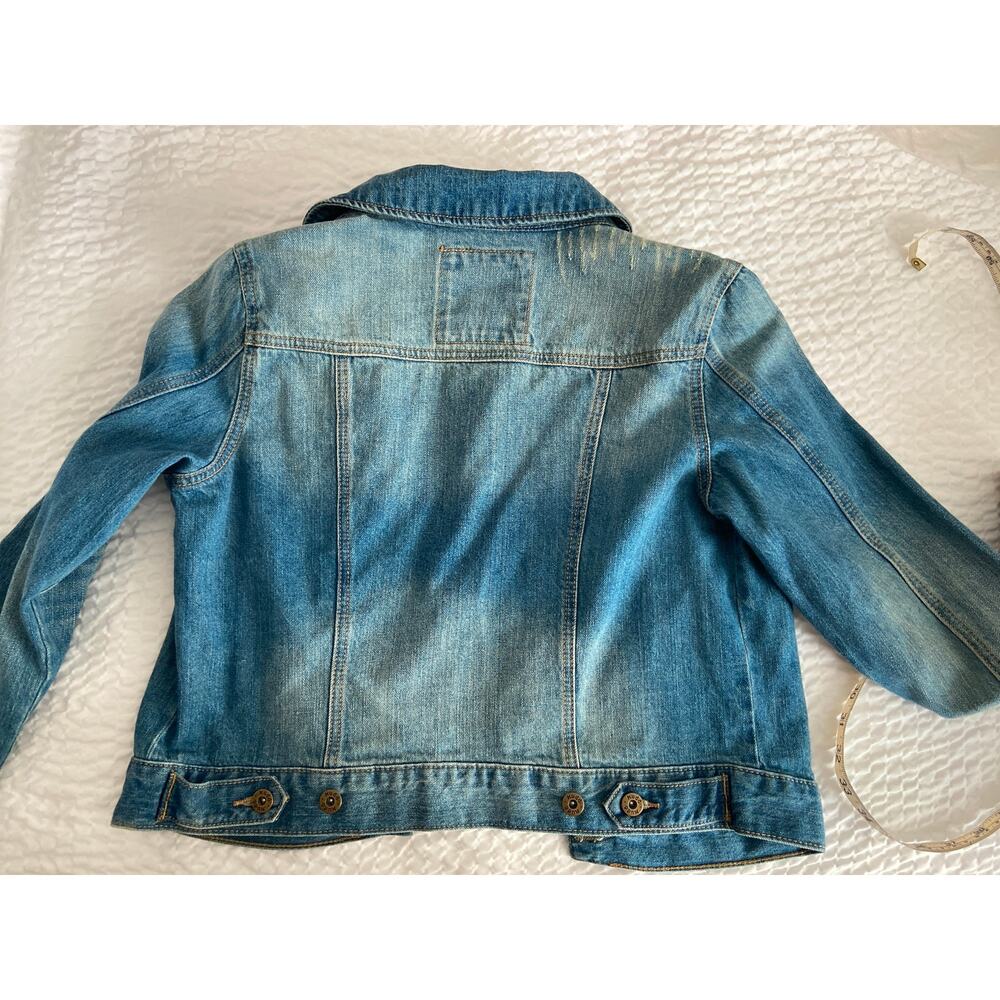 Timeless Distressed Denim Jacket - image 2